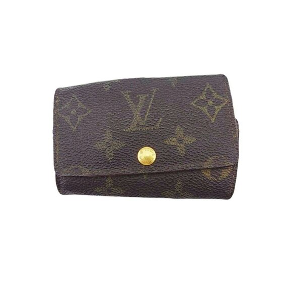 LOUIS VUITTON Key Case Monogram Brown Light Brown USED - Picture 2 of 14
